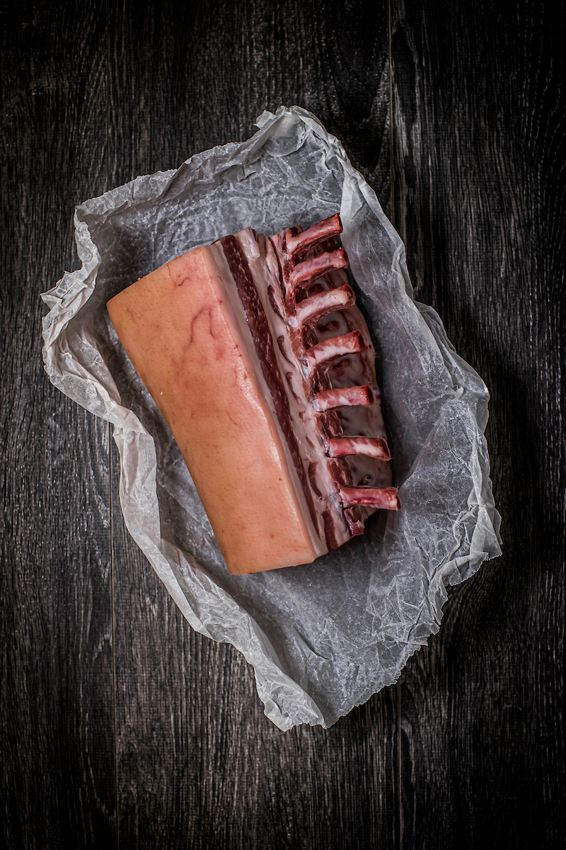 Free Range Rack of Pork (Bone In/Skin On)